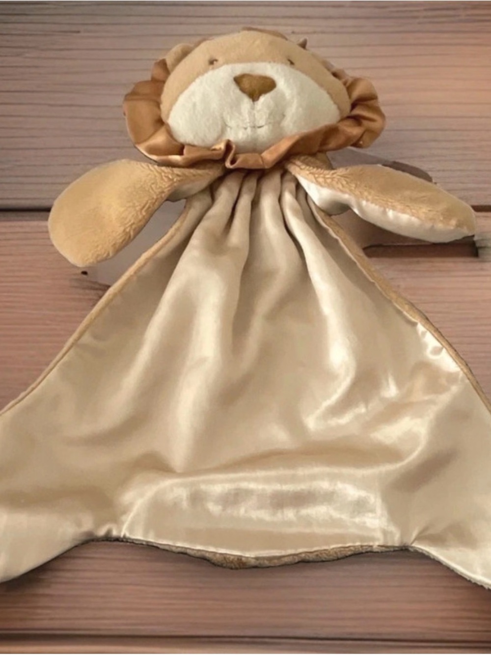 Baby Gund Leo Lion Huggybuddy Security Blanket Lovey Plush Satin Mane Toy 405392